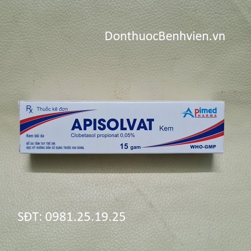 Kem bôi da Thuốc Apisolvat 15g