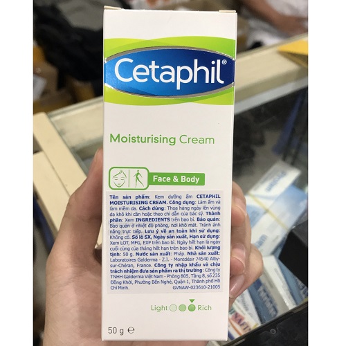 Kem dưỡng ẩm Cetaphil Moisturising Cream 50g