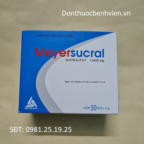 Meyersucral 1000mg - Cốm pha hỗn dịch uống