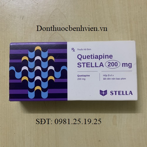 Thuốc Quetiapine Stella 200 mg