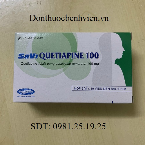 Thuốc SaVi Quetiapine 100mg