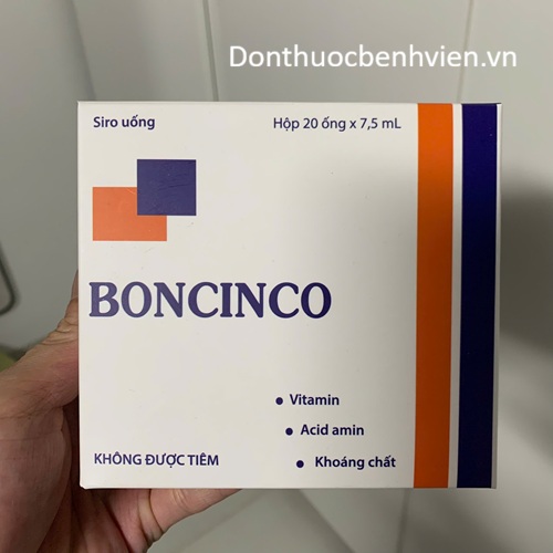 Siro uống Thuốc Boncinco 7.5ml