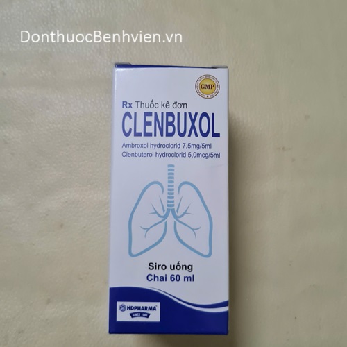 Siro uống Thuốc Clenbuxol 60ml