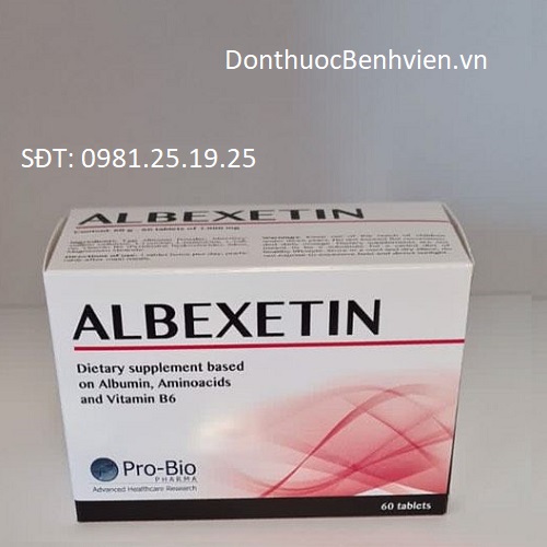 Thực phẩm bảo vệ sức khỏe Albexetin