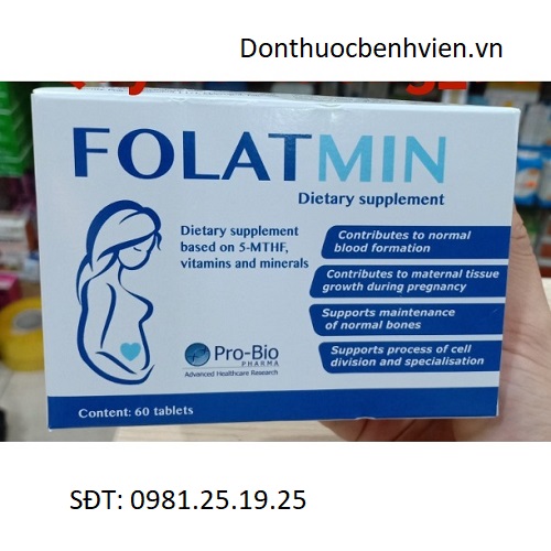 Thực phẩm bảo vệ sức khỏe Folatmin