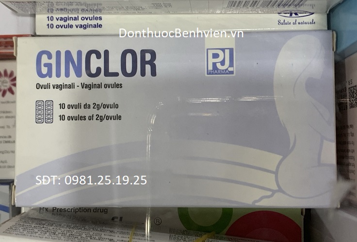 Thuốc đặt âm đạo Ginclor