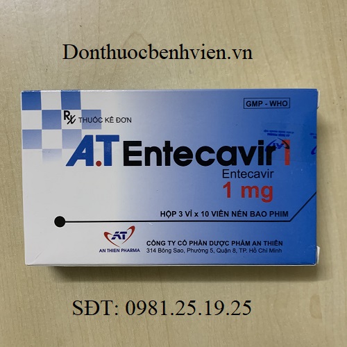 Thuốc A.T Entecavir 1mg