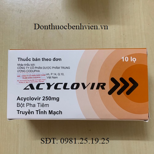Thuốc Acyclovir 250mg 