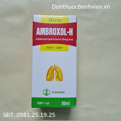 Thuốc Ambroxol-H - Dung dịch uống