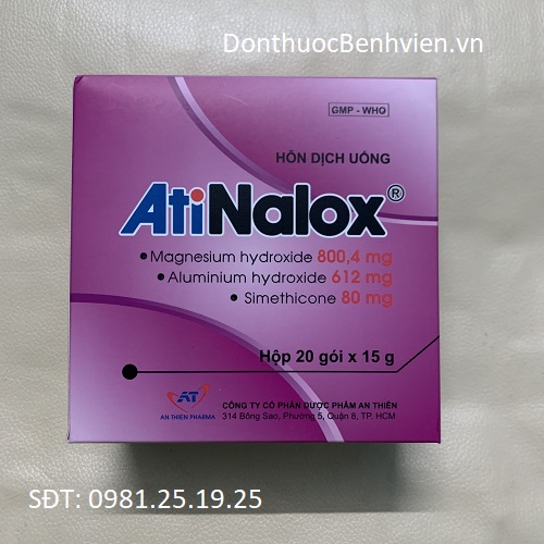 Thuốc Atinalox - Hỗn dịch uống
