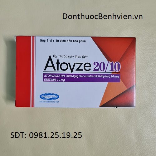 Thuốc Atovze 20mg/10mg