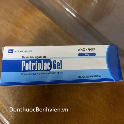 Thuốc Bôi ngoài da Potriolac Gel 15g