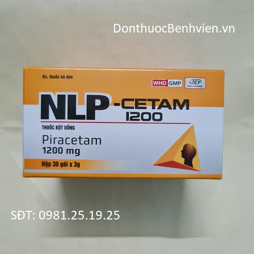 Thuốc Bột uống NLP Cetam 1200mg