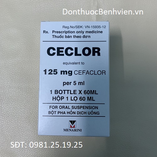 Thuốc Ceclor 125mg/5ml