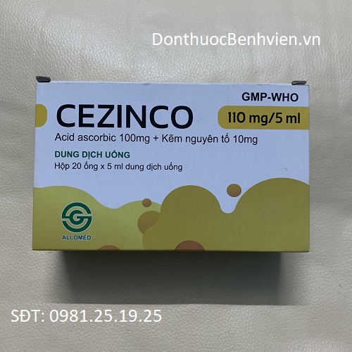 Thuốc Cezinco - Dung dịch uống 5ml