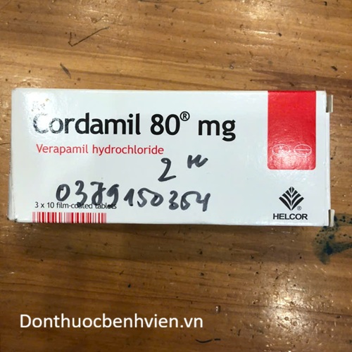 Thuốc Cordamil 80mg