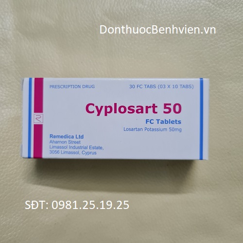 Thuốc Cyplosart 50mg