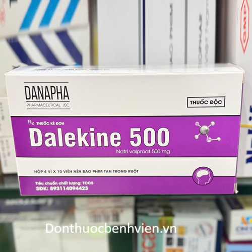 Thuốc Dalekine 500mg Danapha