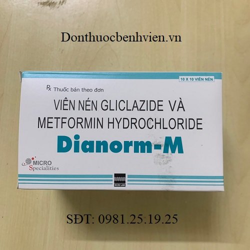 Thuốc Dianorm-M 80mg/500mg