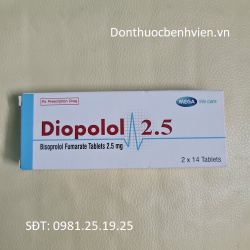 Thuốc Diopolol 2.5mg
