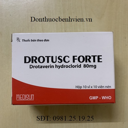 Thuốc Drotusc Forte 80mg 