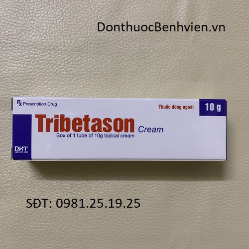 Thuốc Dung ngoài Tribetason Cream 10g