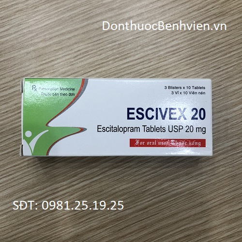 Thuốc Escivex 20mg