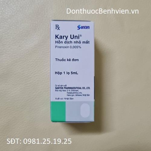 Thuốc Hỗn dịch nhỏ mắt Kary Uni 5ml