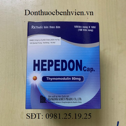 Thuốc Hepedon Cap 80mg