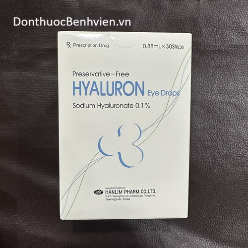 Thuốc Hyaluron Eye Drops - Dung dịch nhỏ mắt 0.88ml