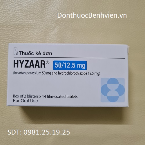 Thuốc Hyzaar 50mg/12.5mg