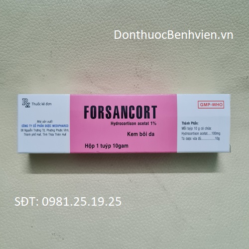 Thuốc Kem bôi da Forsancort 10g
