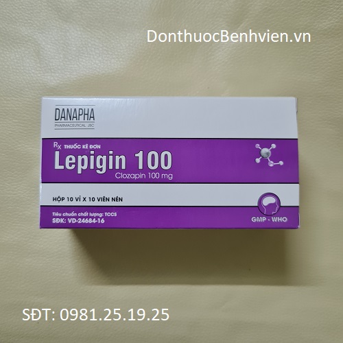 Thuốc Lepigin 100mg Danapha