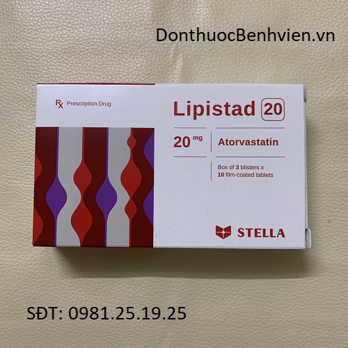 Thuốc Lipistad 20mg Stella