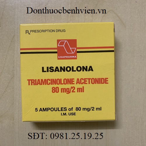 Thuốc Lisanolona 80mg/2ml