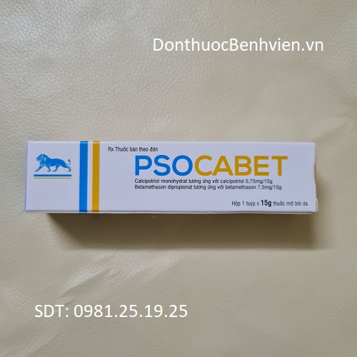 Thuốc Mỡ Bôi da Psocabet 15g