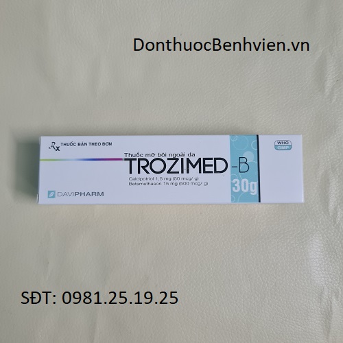 Thuốc Mỡ bôi ngoài da Trozimed-B 30g