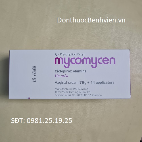 Thuốc Mycomycen - Kem Bôi Âm Đạo