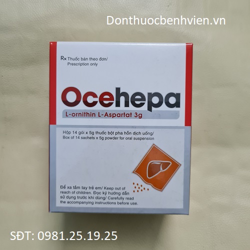 Thuốc Ocehepa 3g - Bột pha hỗn dịch uống