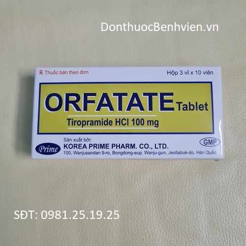 Thuốc Orfatate Tablet 100mg