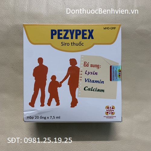 Thuốc Pezypex - Dung dịch uống 7.5ml