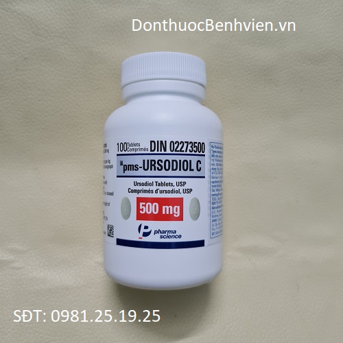 Thuốc Pms-Ursodiol C 500mg