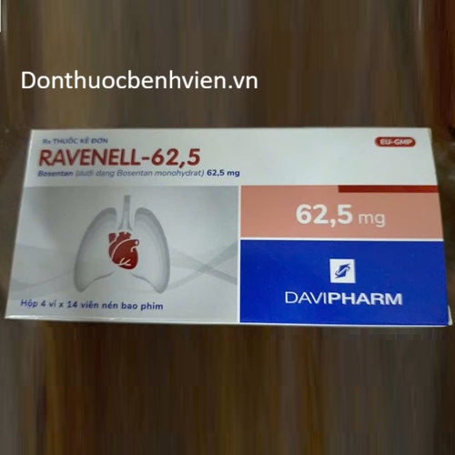 Thuốc Ravenell 62.5mg Davipharm