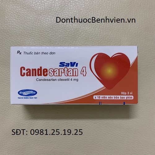 Thuốc SaVi Candesartan 4mg