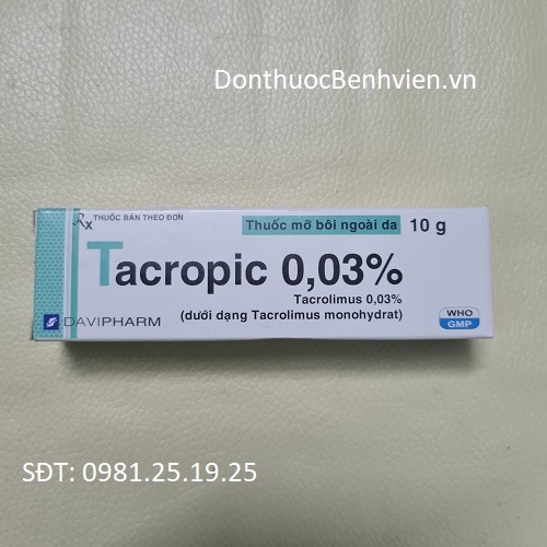 Thuốc Tacropic 0.03% Davipharm