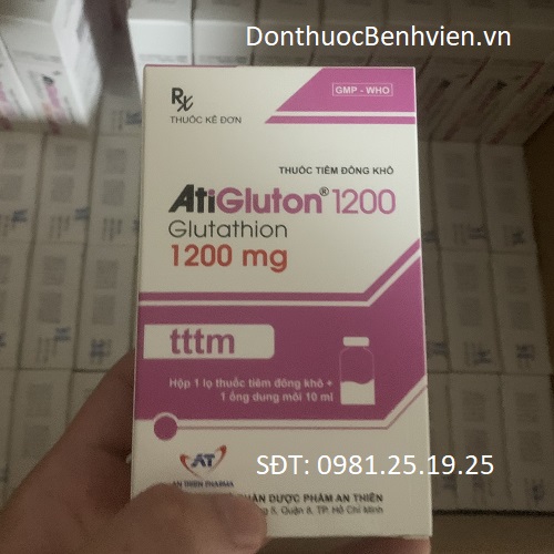Thuốc Tiêm đông khô Atigluton 1200mg