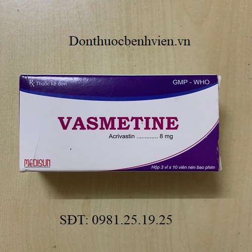 Thuốc Vasmetine 8mg