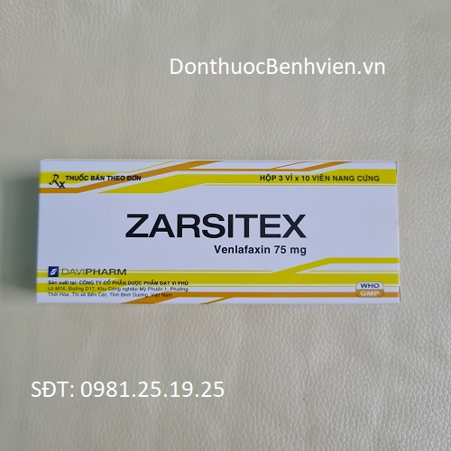 Thuốc Zarsitex 75mg Davipharm