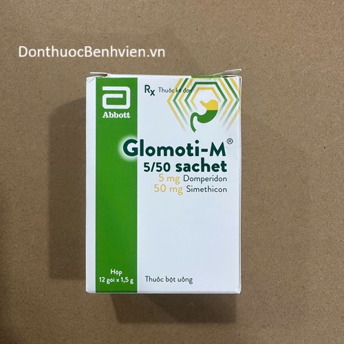 Thuốc bột uống Glomoti-M 5mg/50mg