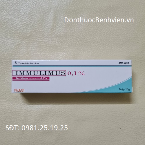 Thuốc mõ dùng ngoài Immulimus 0.1%